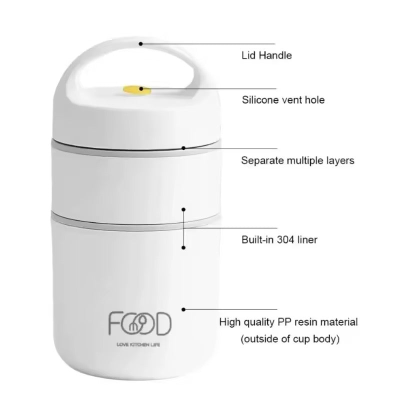 Termo Comida Acero Inoxidable 510 y 680 ml