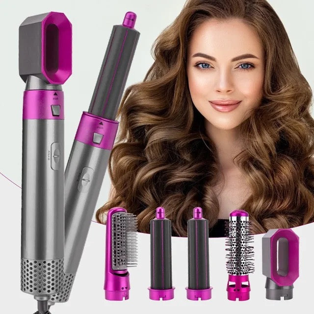 Secador Pelo Rizador Cepillo 5 en 1 Tipo Dyson