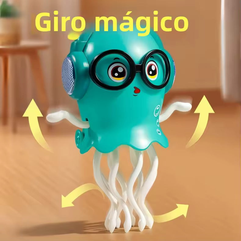 Juguete Pulpo Bailarín Medusa Luces Movimiento