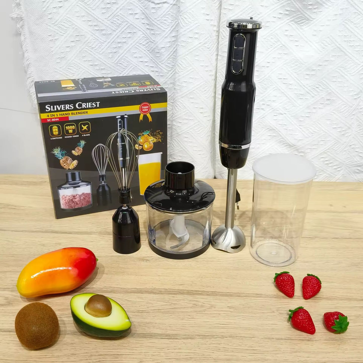 Mini primer 4 en 1 Licuadora Batidora Picadora