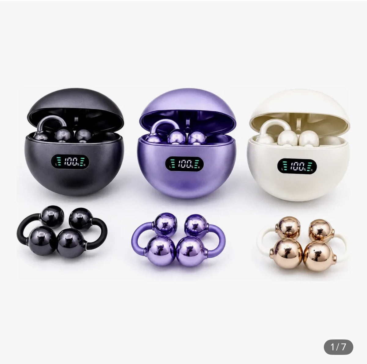 Audífono Q71 Clip Aro Bluetooth