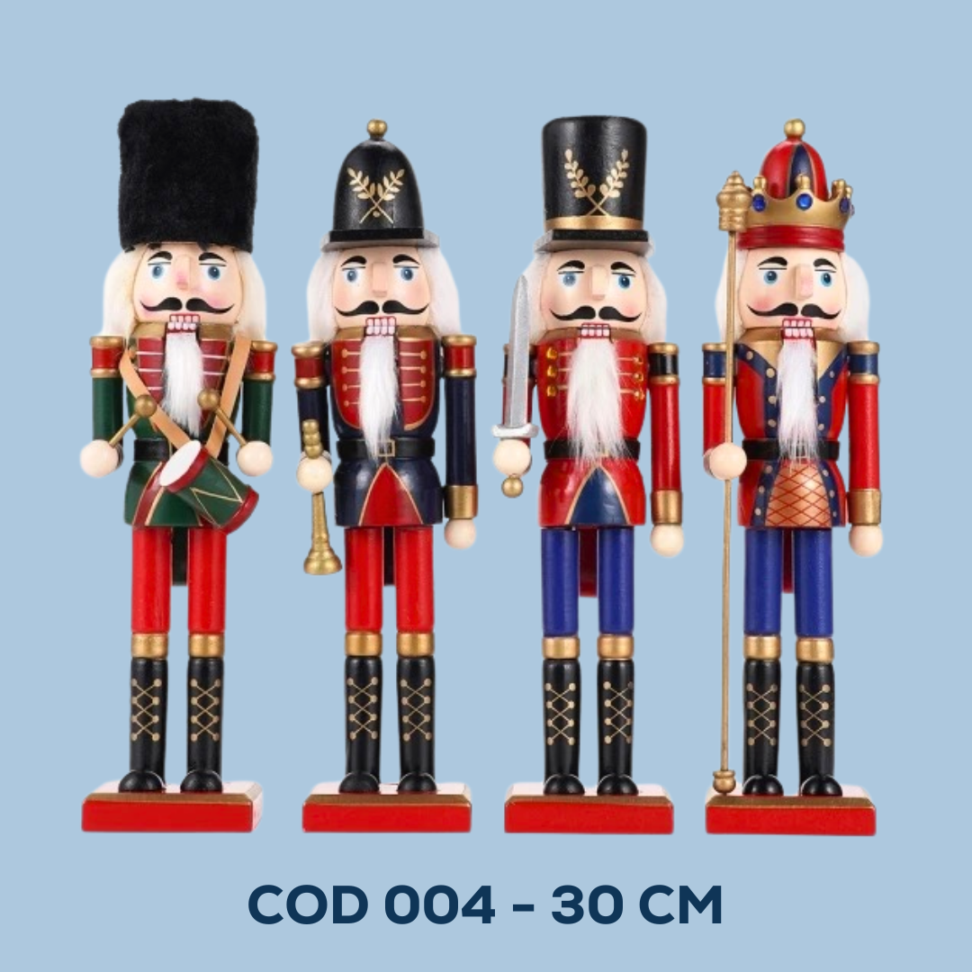 Soldado Cascanueces Navideño Adorno Navidad 30cm COD 004