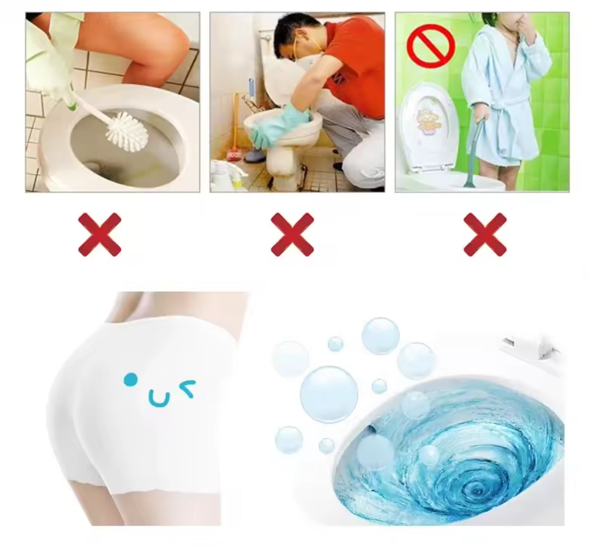 Pack 10 Pastillas Estanque Baño Inodoro