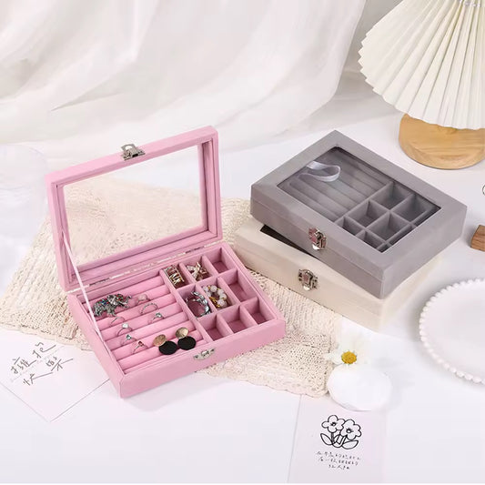 Organizador Joyero Elegante con Tapa Joyas | 3 Colores