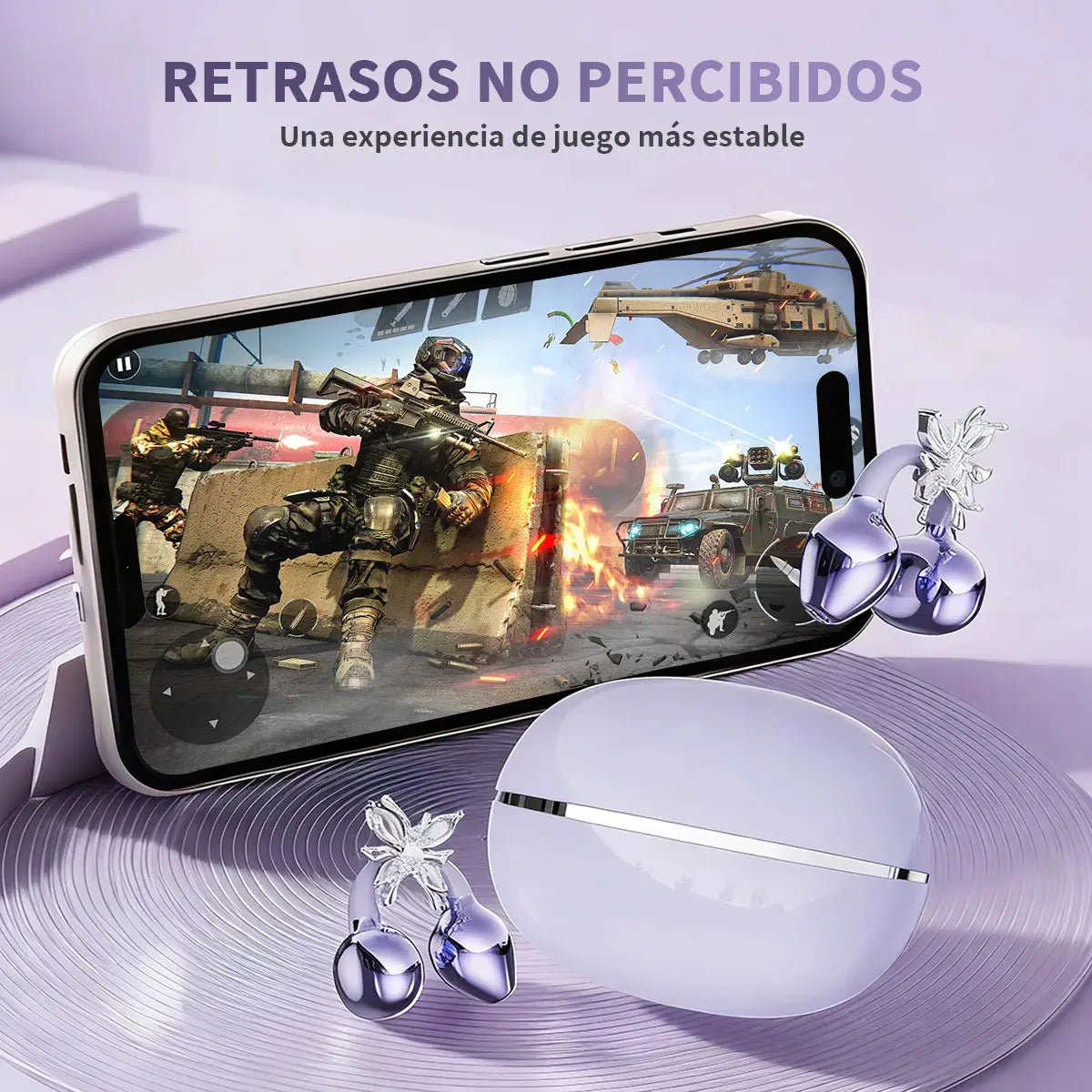Audífono Damix Arete Mariposa Bluetooth Clip | 4 Colores
