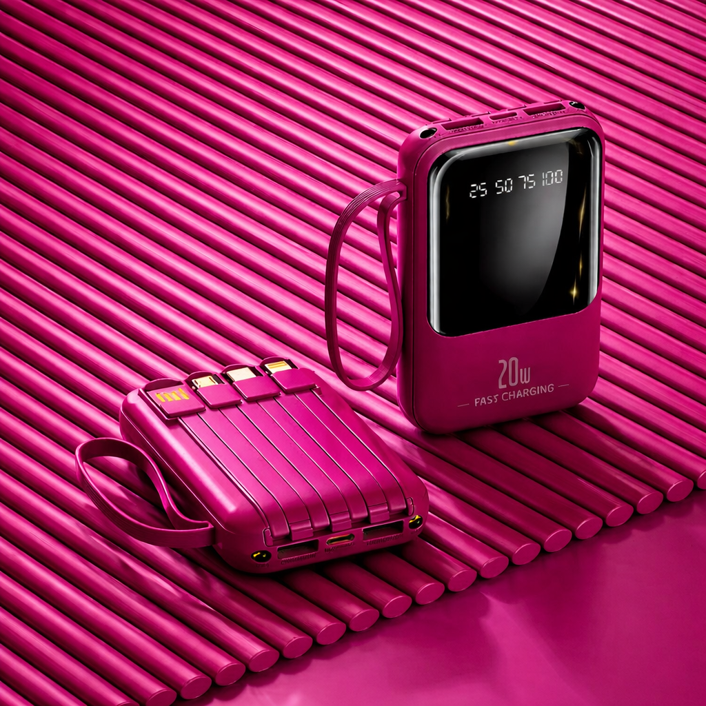 Cargador Portátil Inalámbrico 4 en 1 | 10.000mAh Carga Rápida ⚡️