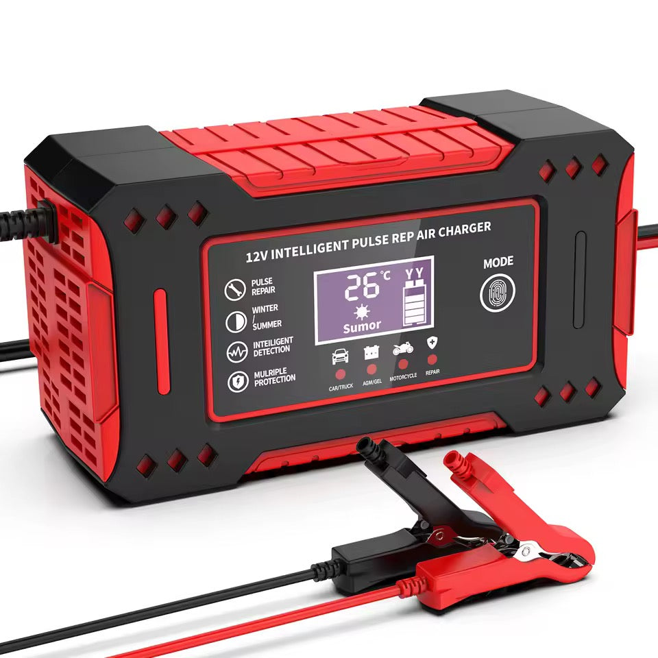 Cargador de Batería Auto Coche 12V 6A