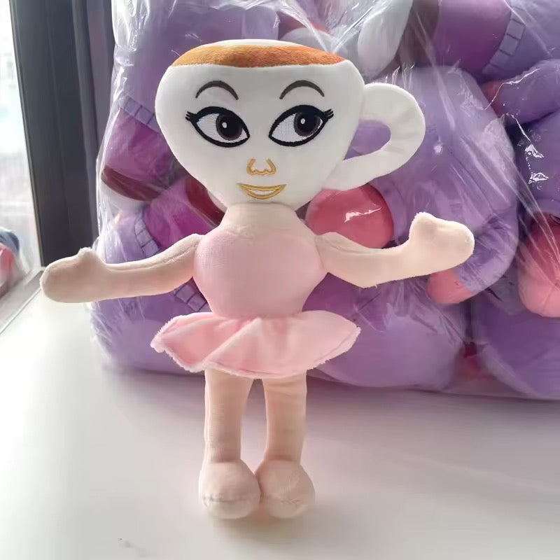 Peluche Brain Rot Tralalero Ballerina Capuccino Chimpanzini Sahur