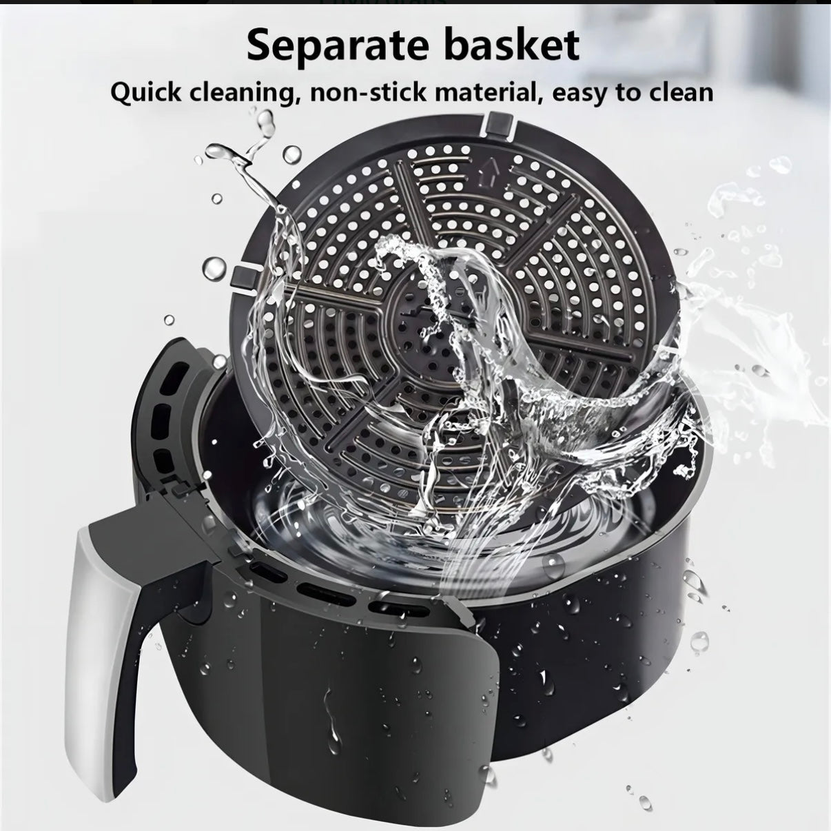 Freidora de Aire Air Fryer 6L Extra Grande 2400W