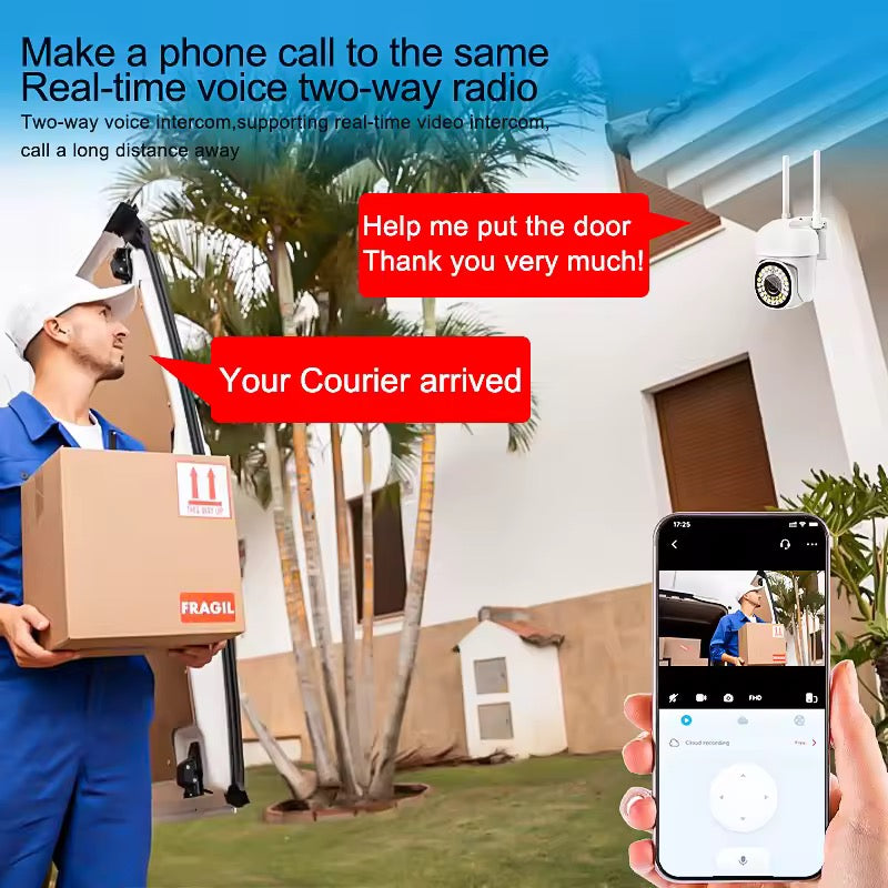 Cámara Vigilancia V380 HD 3MP IP66