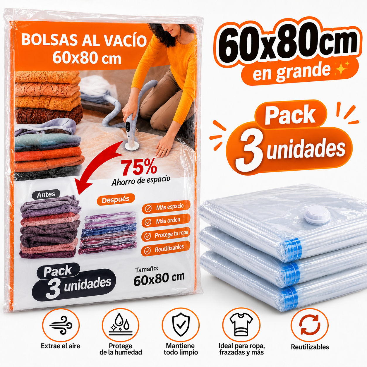 Bomba y Bolsas Vacío Aire Bolsas Eléctrica