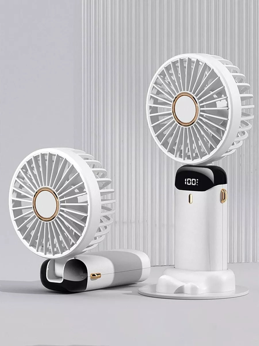 Ventilador Mini Mano Recargable 5 Velocidades