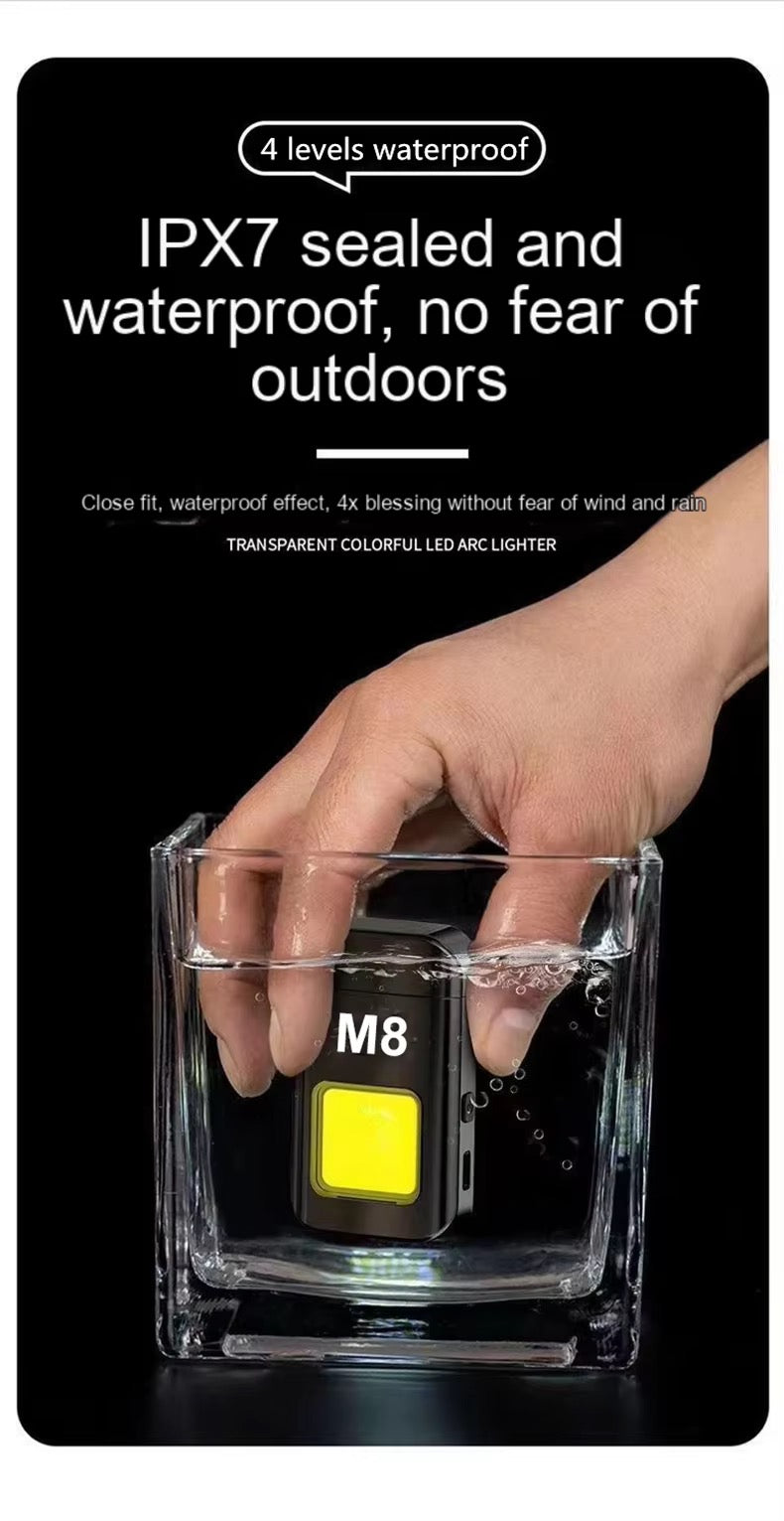 Encendedor Luz Led Recargable M8