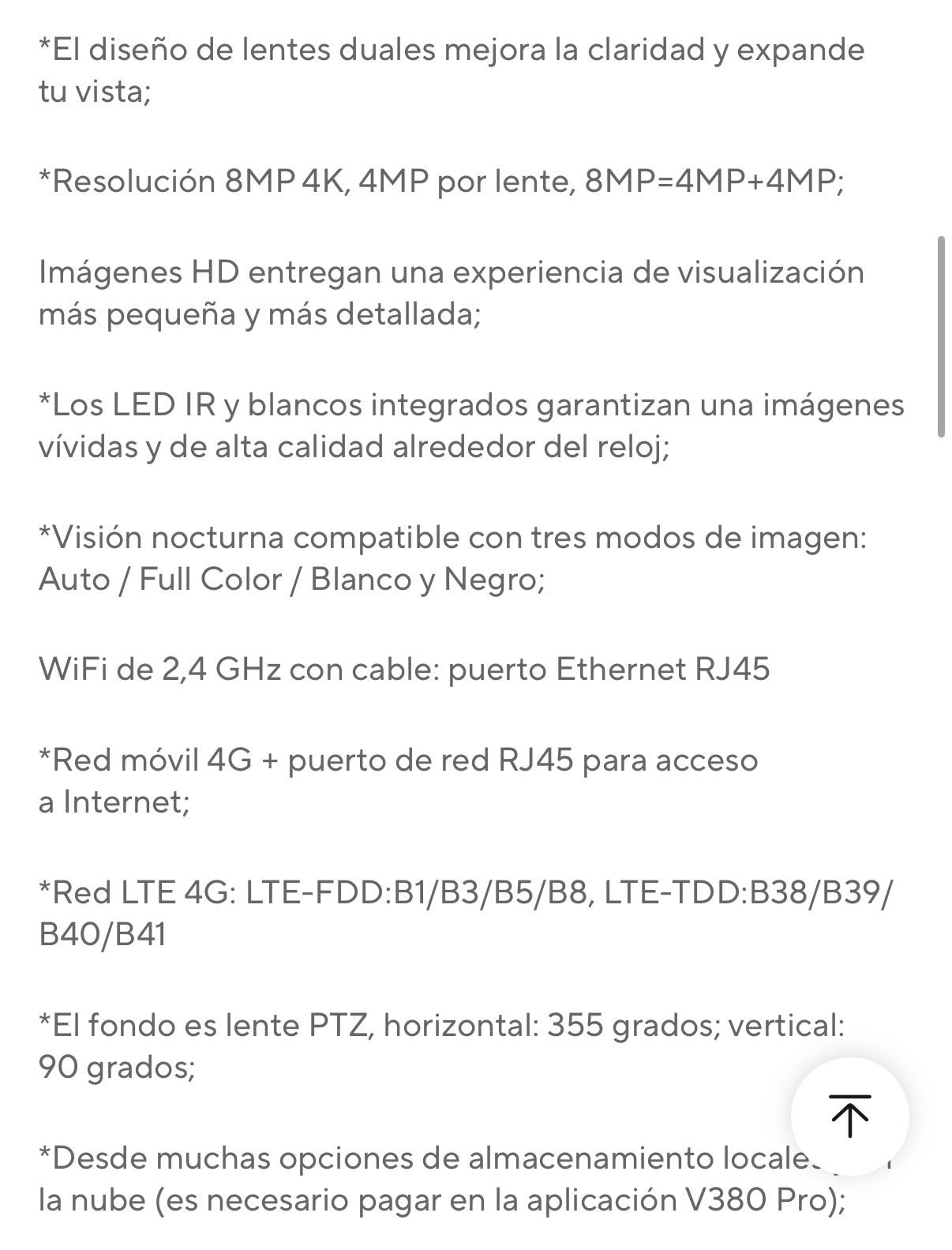 Doble Cámara Vigilancia 8MP Wifi 4G
