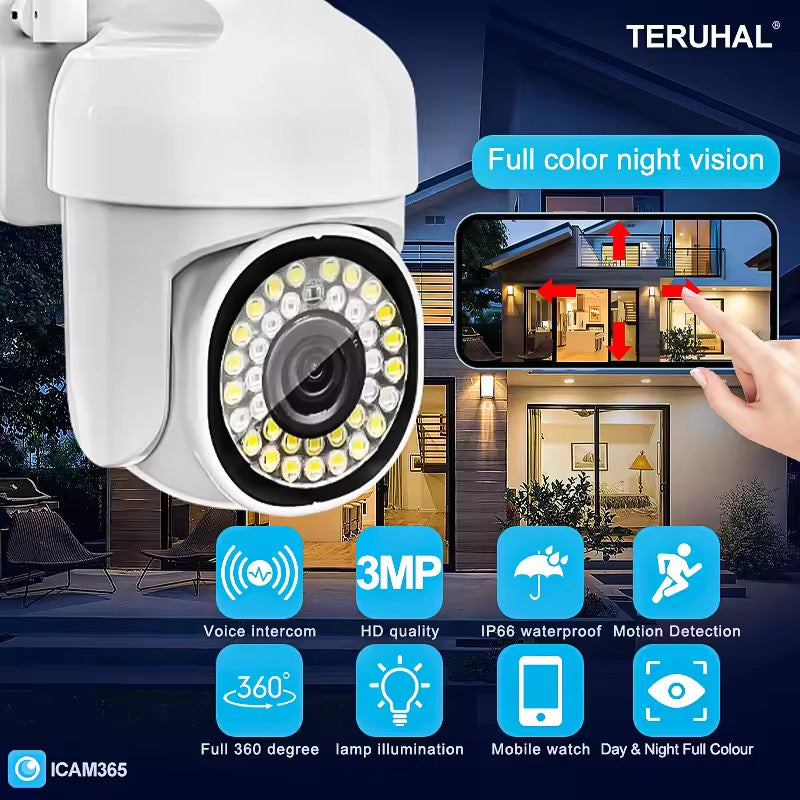 Cámara Vigilancia V380 HD 3MP IP66
