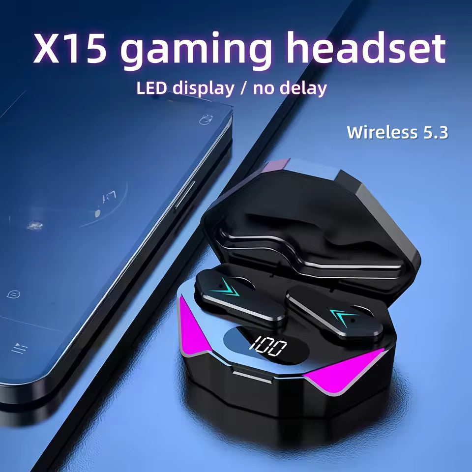 Audífonos X15 Inalámbricos Bluetooth Gaming