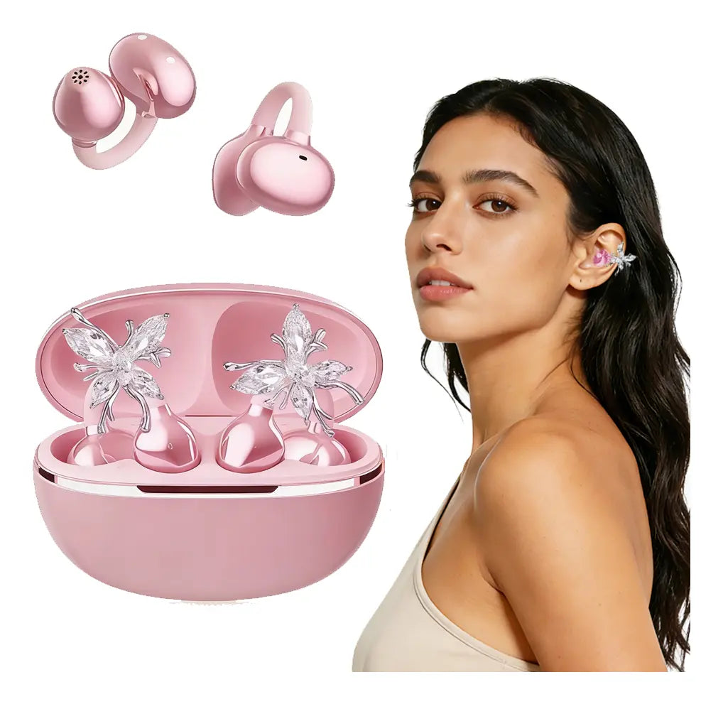 Audífono Damix Arete Mariposa Bluetooth Clip | 4 Colores