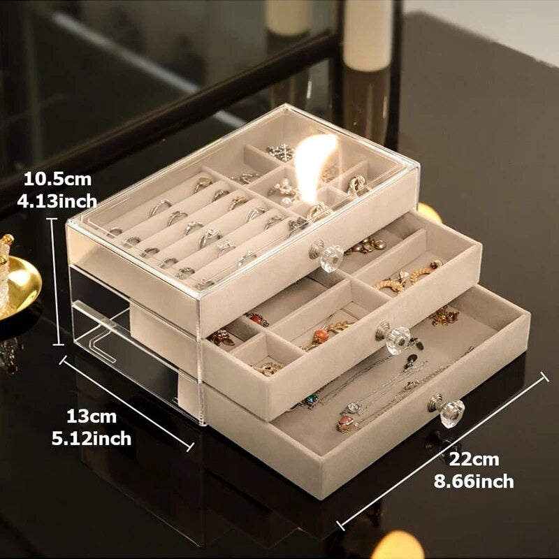 Organizador Joyas Triple Cajones Joyero 2 Colores Chinitotao organizador-joyas-triple-cajones-joyero-2-colores-chinitotao
