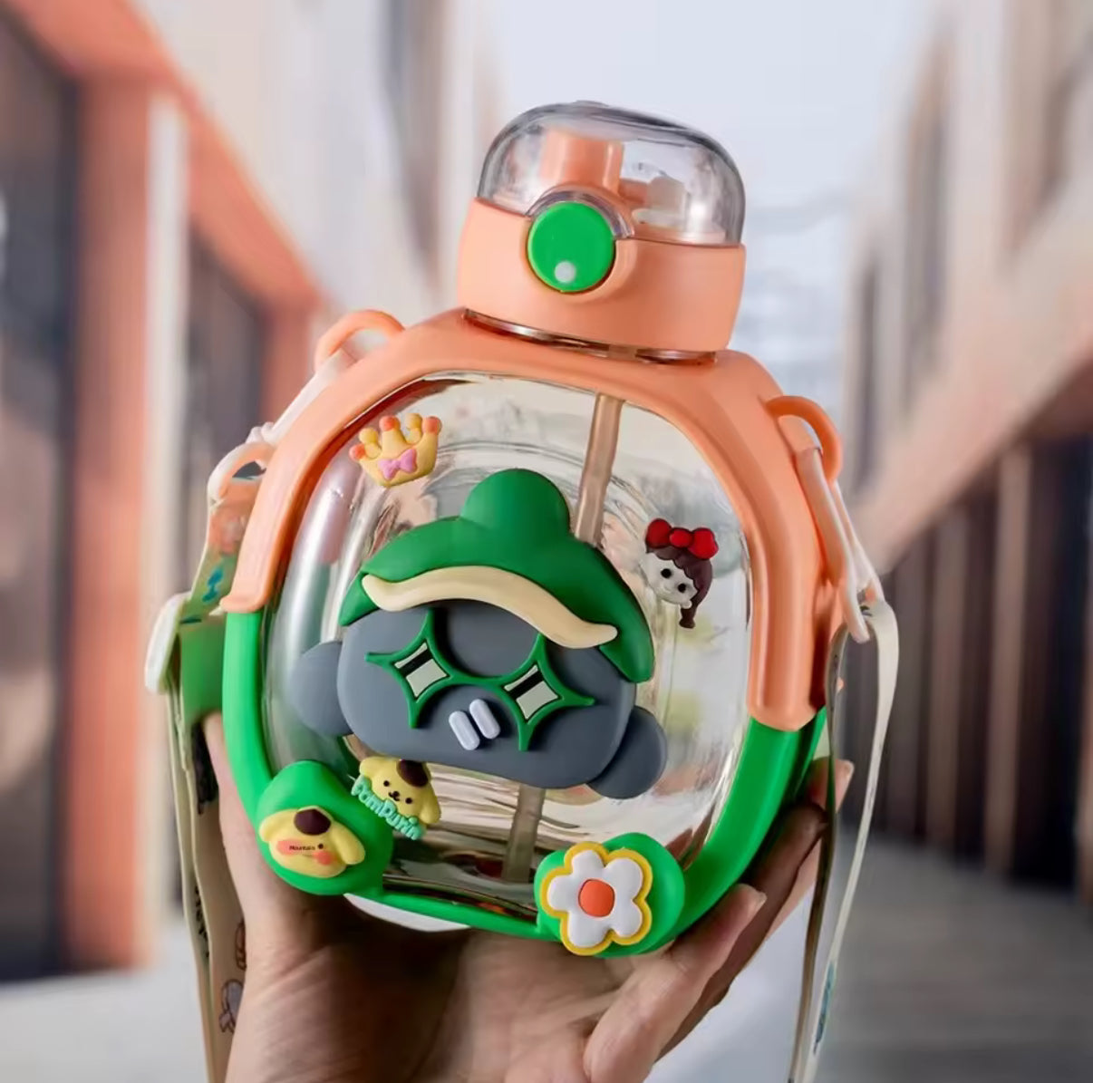 Botella Cantimplora Charms 1000ml Bombilla