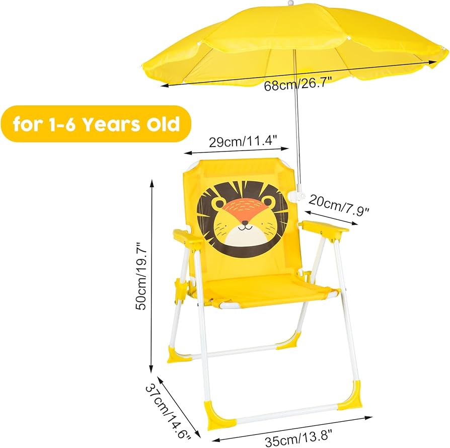 Silla Infantil Sombrilla Verano Niño Niña