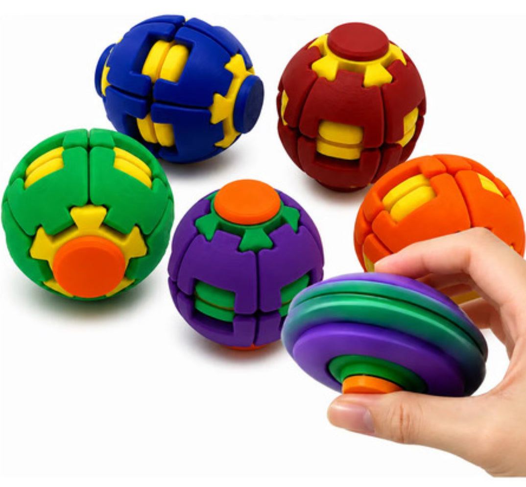 Spin Squishy Ball 3D Juguete Anti estrés Pelota Gira Apreta
