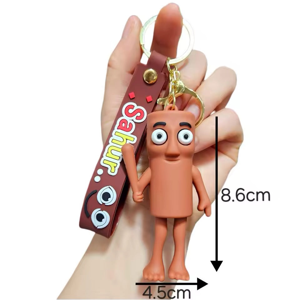 Llavero Silicona Grande Brain Rot Tralalero 10 diseños