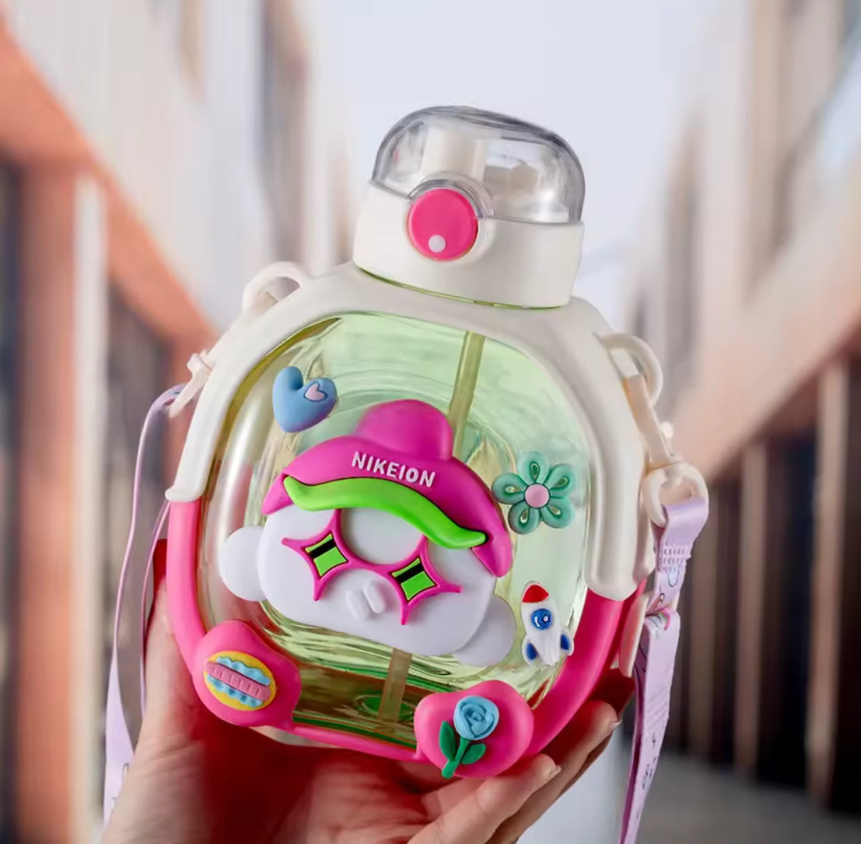 Botella Cantimplora Charms 1000ml Bombilla