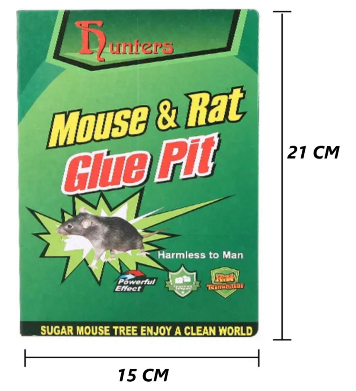 Pack 10 Trampa Atrapa Moscas e Insectos Ratas Pegamento Adhesivo