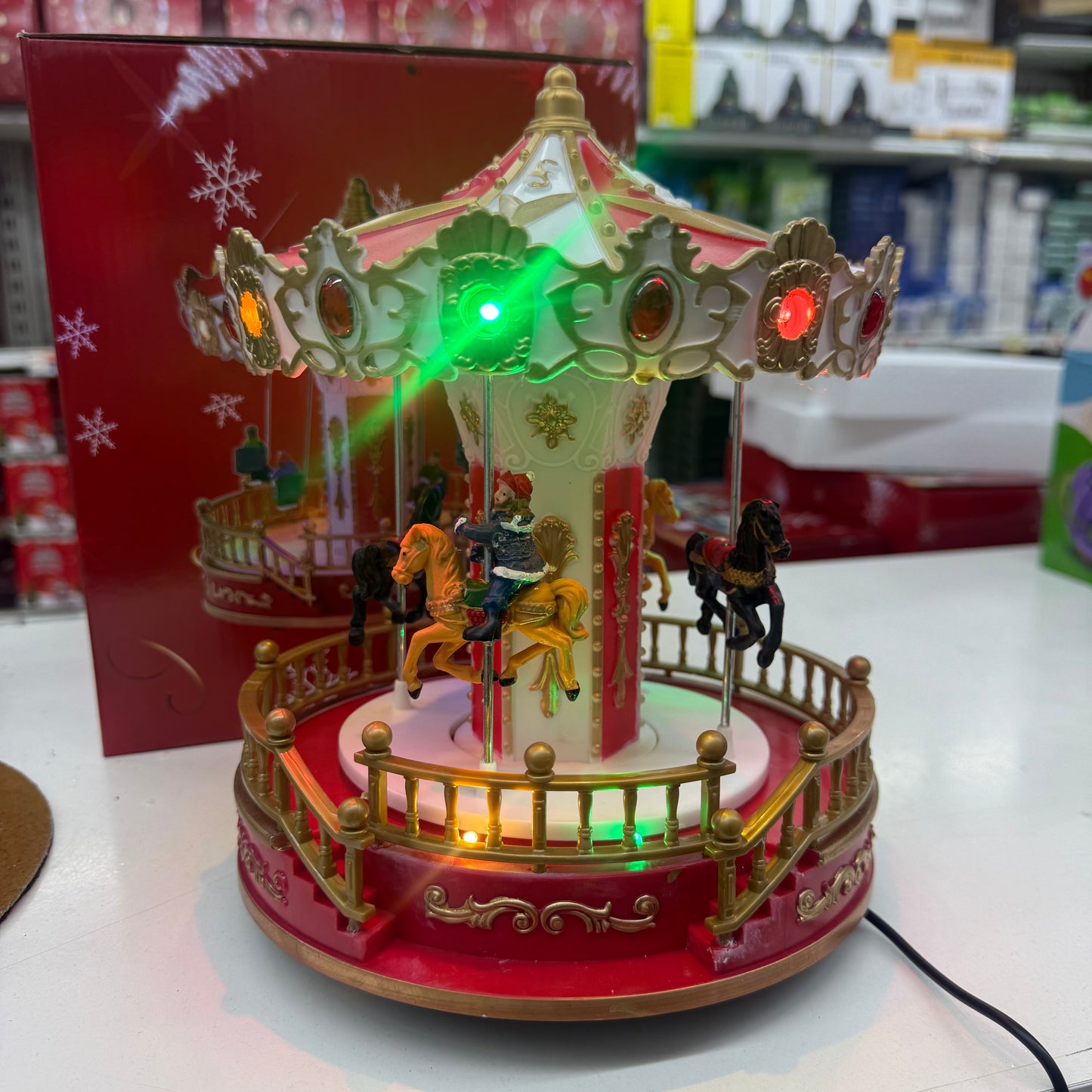 Villa Aldea Navideña Tren Musical Luces  | 10 Diseños