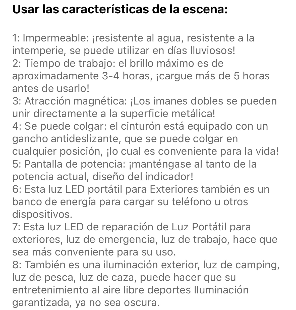 Luz Led Solar Emergencia IP66