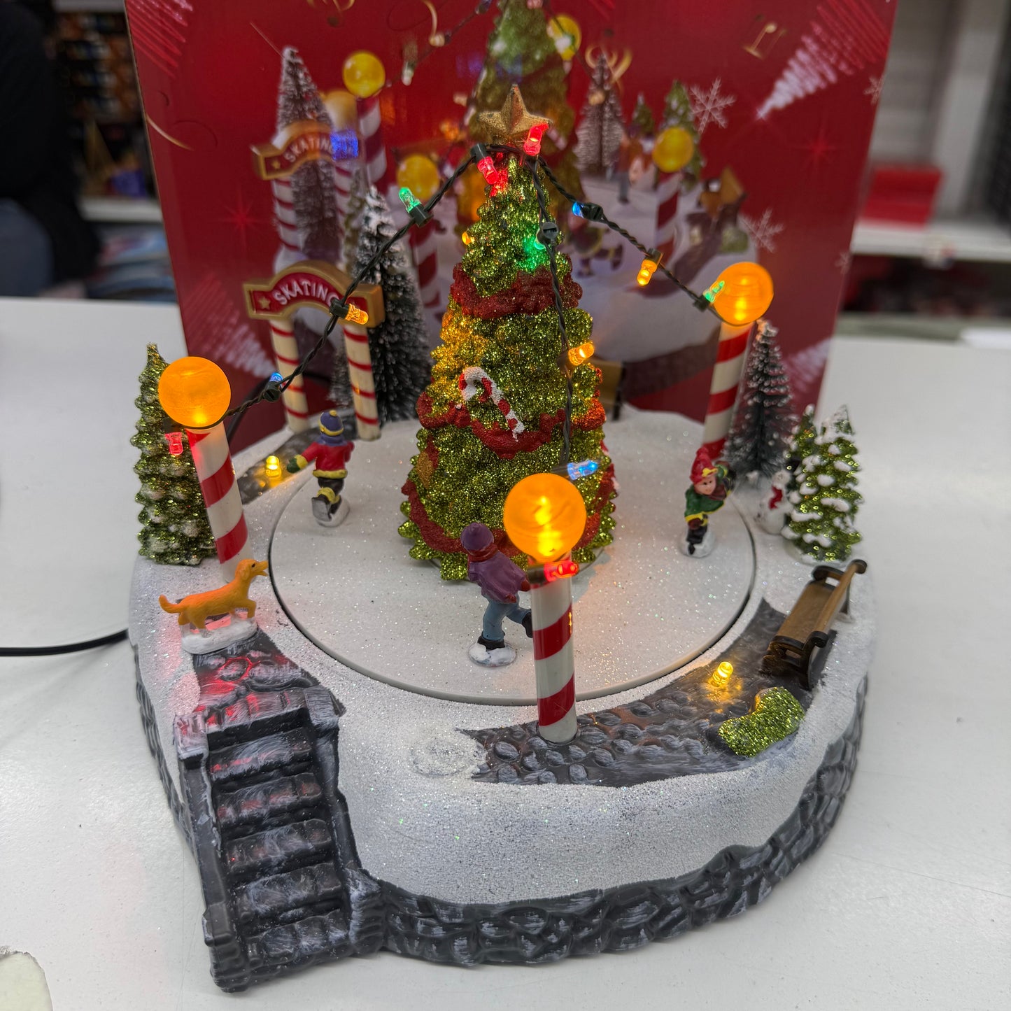 Villa Aldea Navideña Tren Musical Luces  | 10 Diseños