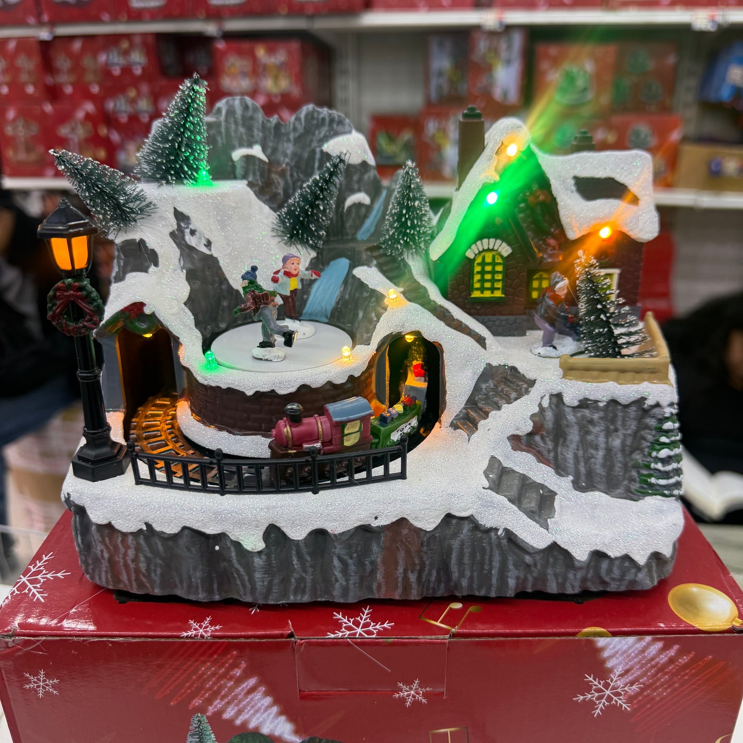 Villa Aldea Navideña Tren Musical Luces  | 10 Diseños