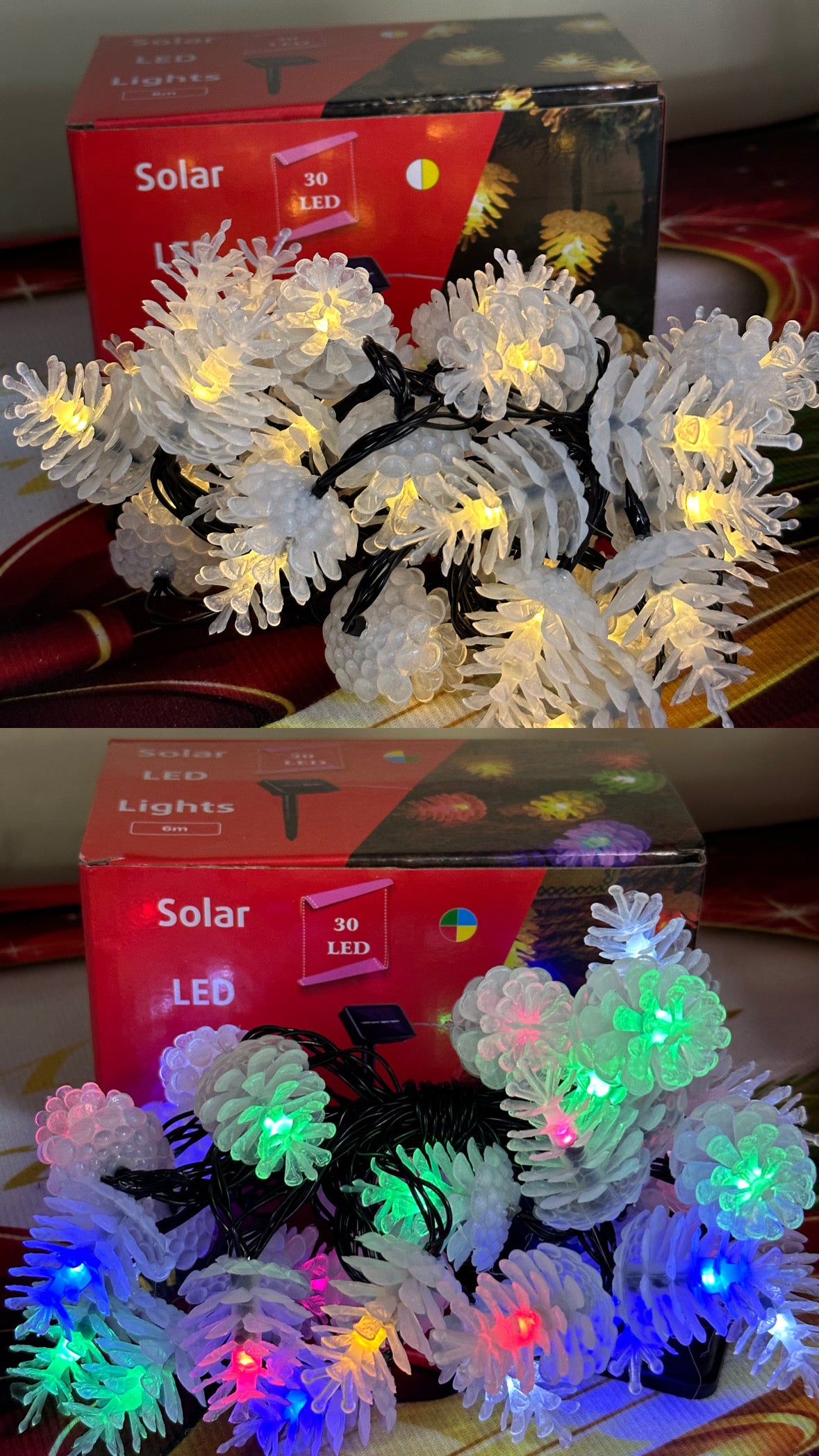 Luces Solar Led Navideña | Diseños