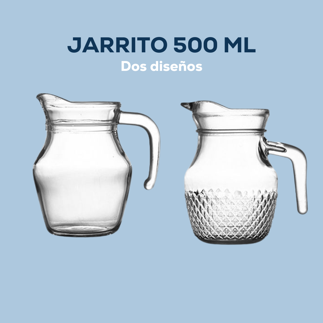 Jarrito Jarra Vidrio Lorito Dieciochero 500ml