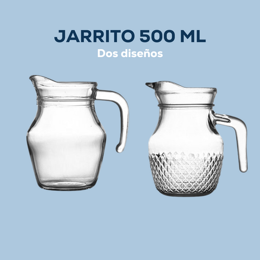 Jarrito Jarra Vidrio Lorito Dieciochero 500ml