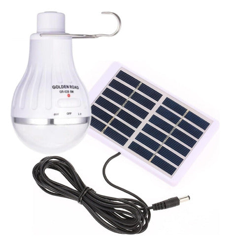 Ampolleta Panel Solar 100W Recargable