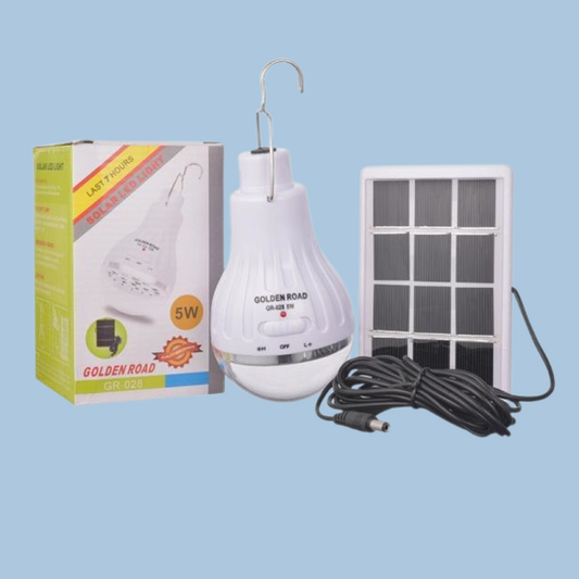 Ampolleta Panel Solar 100W Recargable