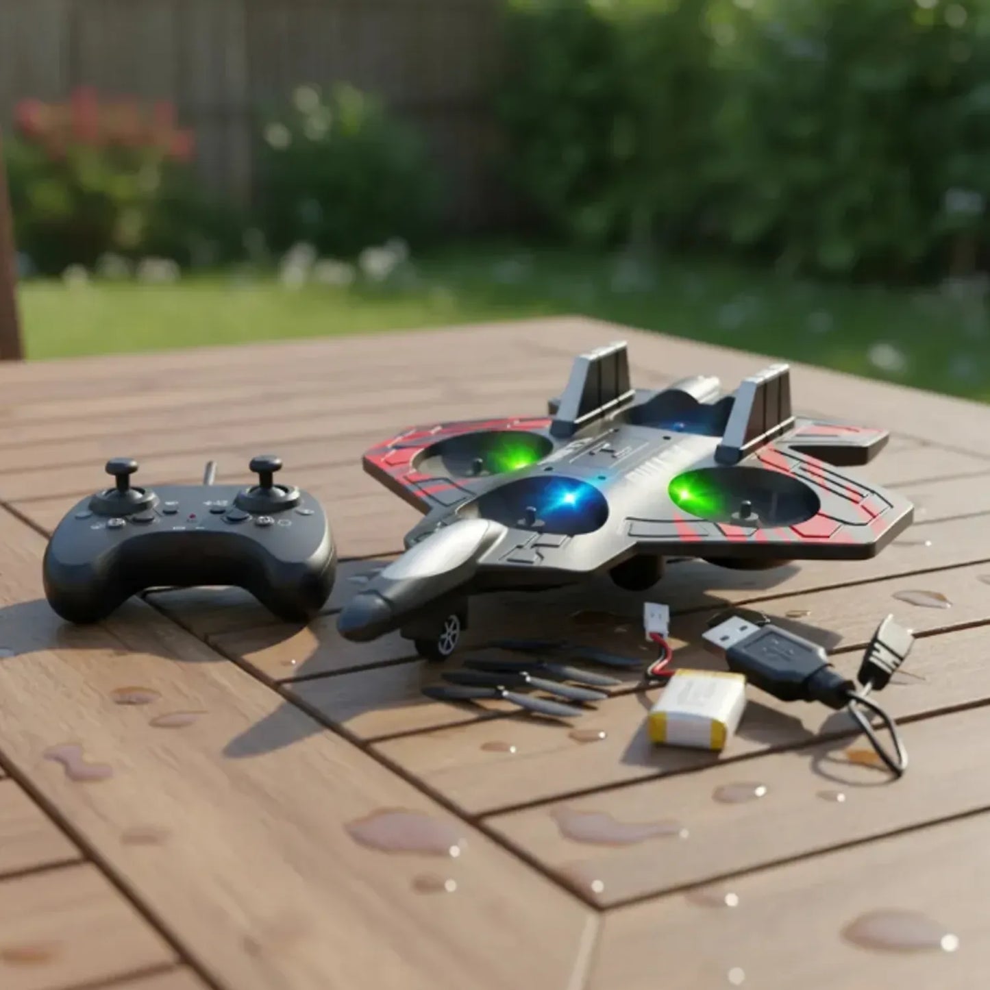 Avión Dron Juguete Planeador Recargable Mini Dron Negro