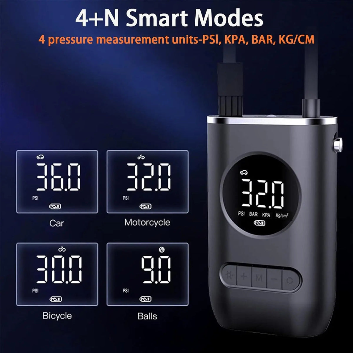 Inflador Compresor Mini Aire 80w 150psi