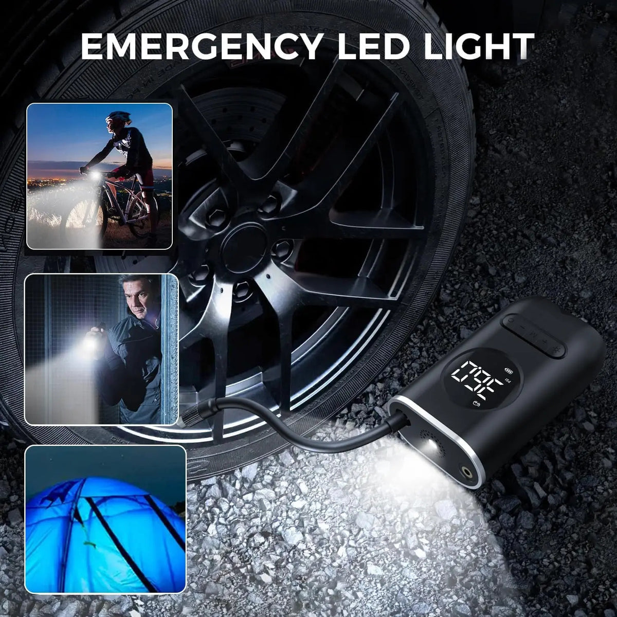 Inflador Compresor Mini Aire 80w 150psi