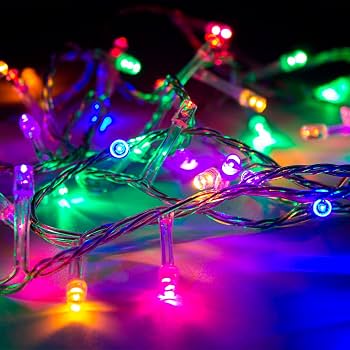 Cascada Luces Led 3 Metros Multicolor Enchufe