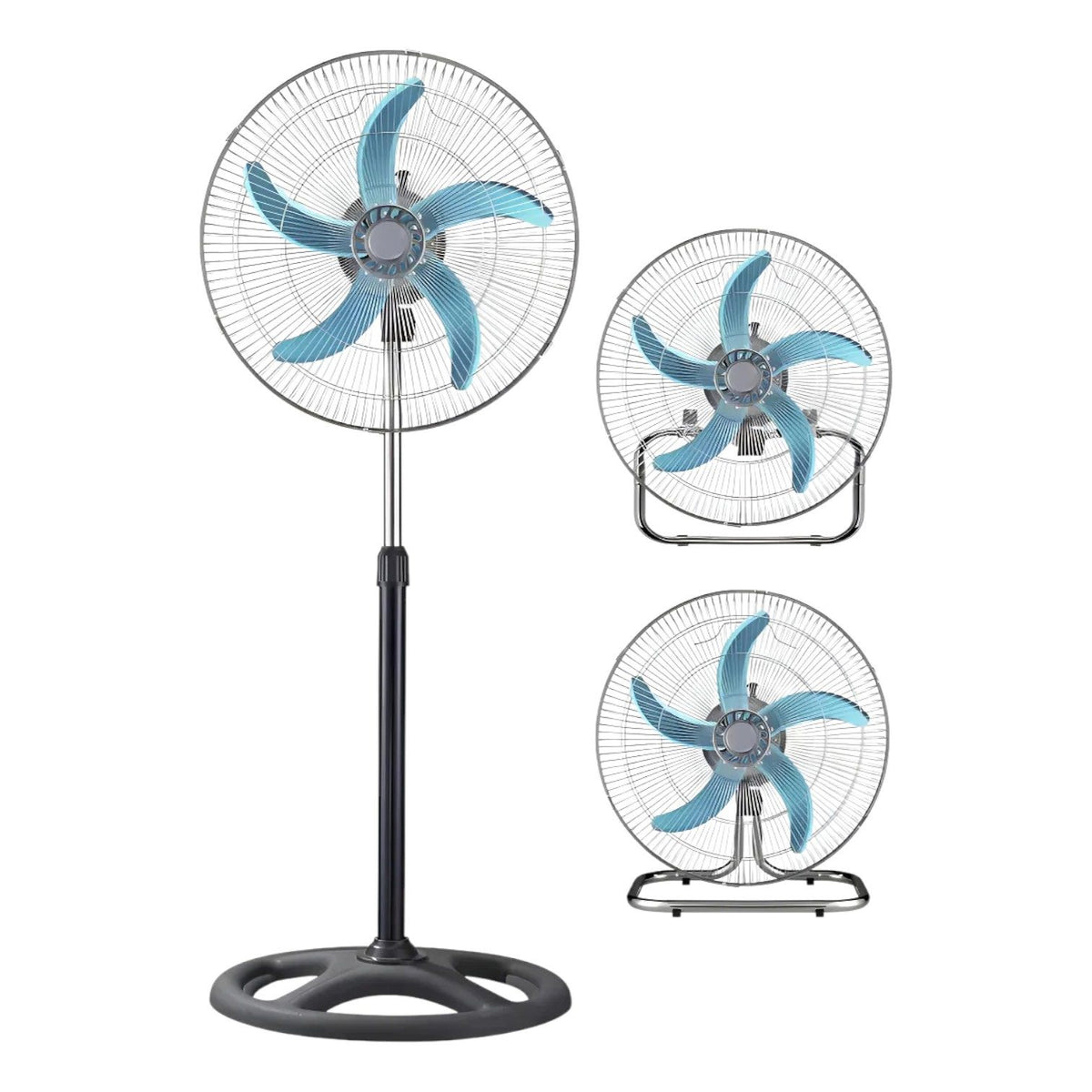 Pack 4 Ventilador 5 aspas 3 en 1