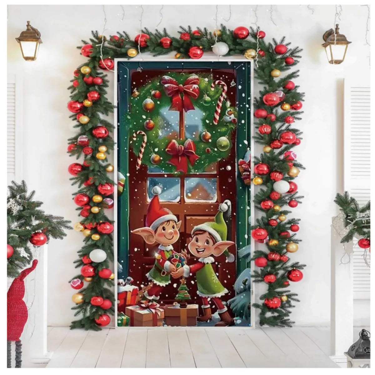 Funda De Puerta Navidad 210 x 100 cm Diseños