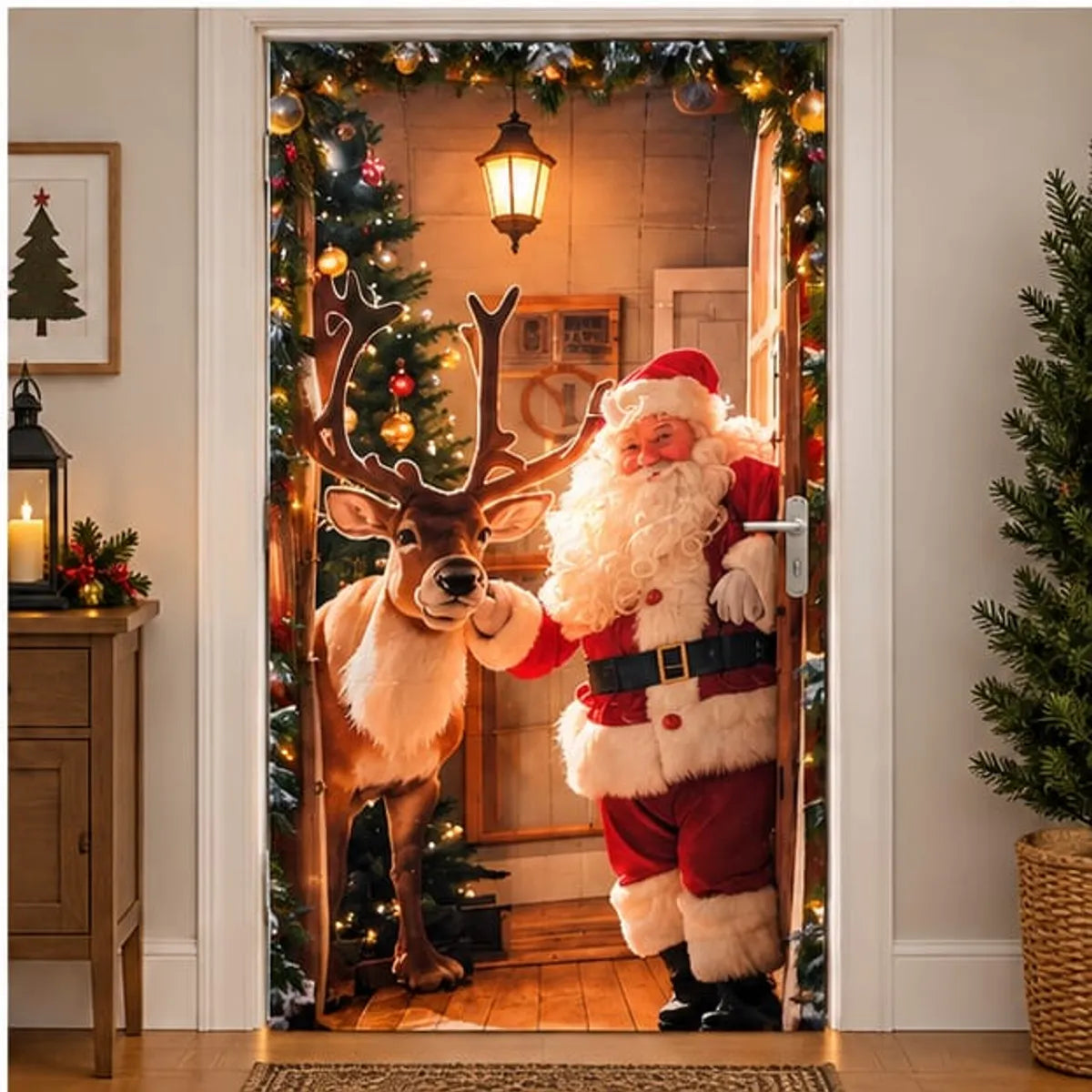 Funda De Puerta Navidad 210 x 100 cm Diseños